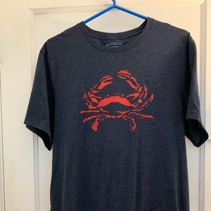 J.Crew blue crab tshirt